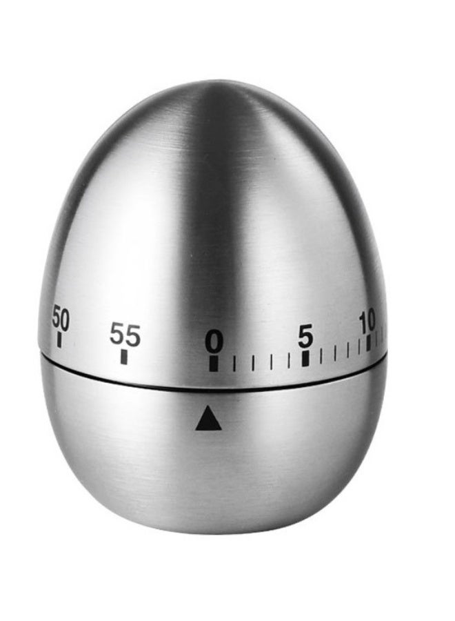 Egg Shape Kitchen Timer 60 Minutes, Mechanical Cooking Timer, No Battery Needed, Cute Design for Baking, Cooking, Study - Image 1